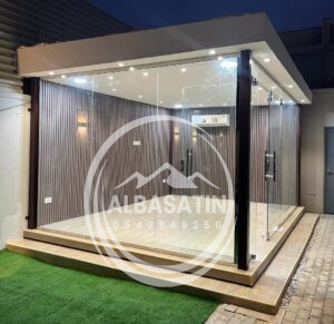 تصميم غرف زجاج