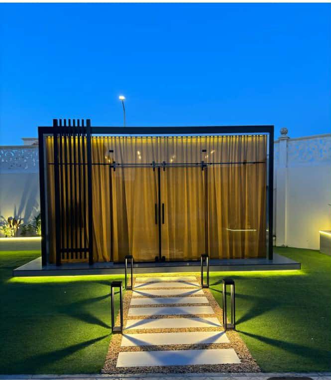 تصميم غرف زجاج