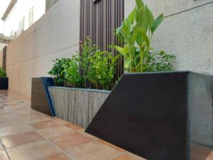 تصميم احواض زرع في الجبيل