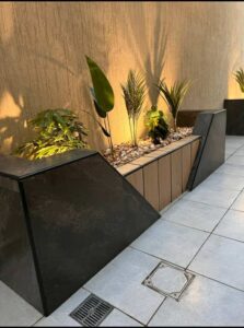 تصميم احواض زرع في الجبيل